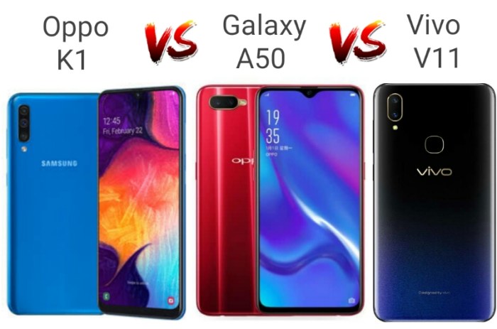 Samsung a7 vs vivo v11 pro specification