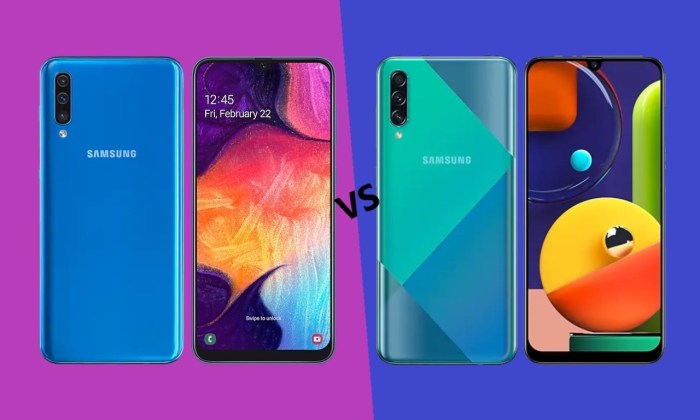 Samsung a70 vs a50s specification