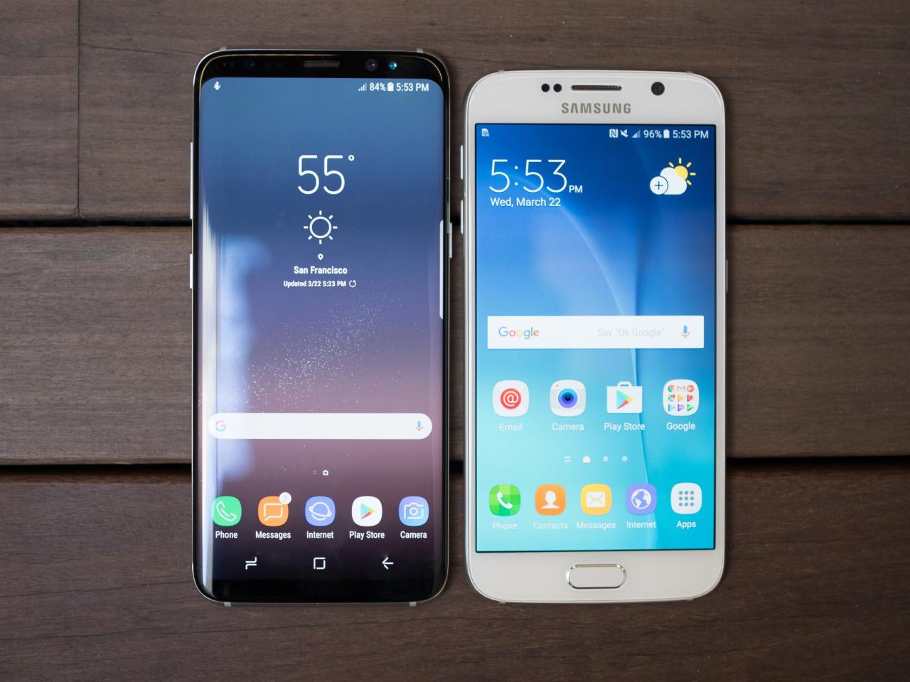 S8 s6 galaxy vs samsung upgrade time software experience